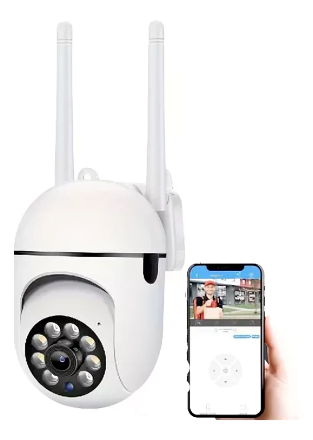 Camara Seguridad Wifi Robotica Blanca