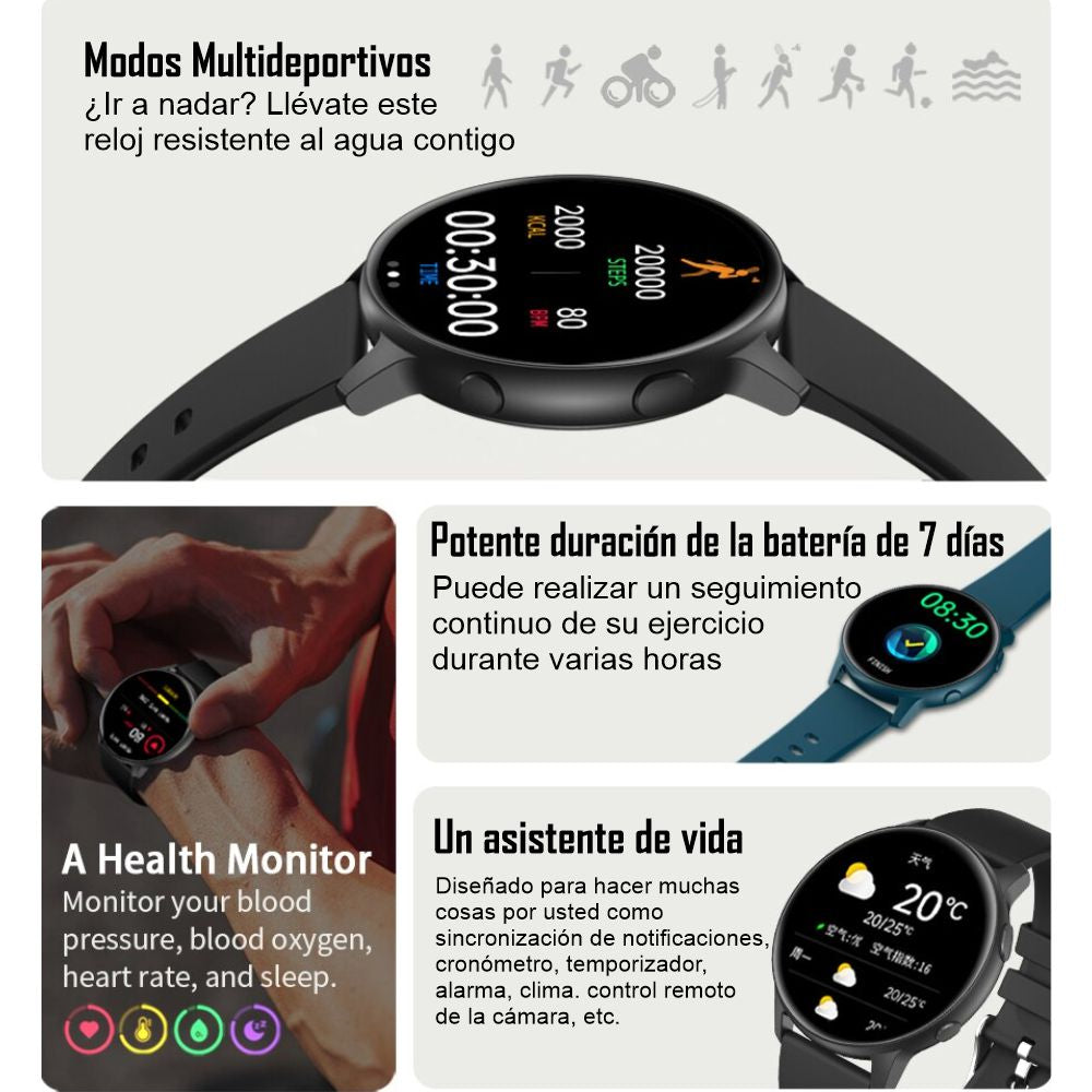 Combo Smartwatch Active 2 + audifonos F9