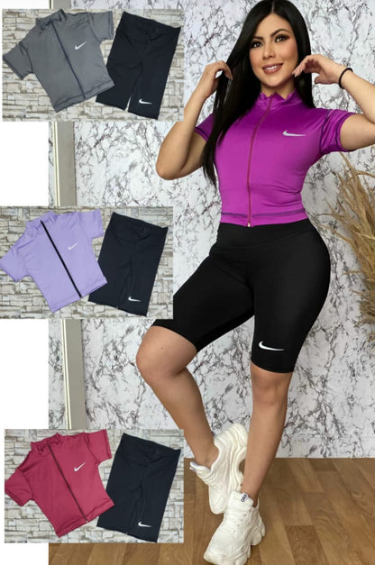 CONJUNTO DEPORTIVO BEIKER + BLUSA + TOP