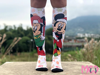 Medias de Compresion (Minnie Navidad).